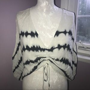 Tie-Dye Tie-Up Top from Urban Outfitters